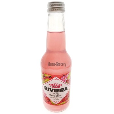 Riviera Pink Grapefruit Flavoured Sparking Fruit Drink 330ml